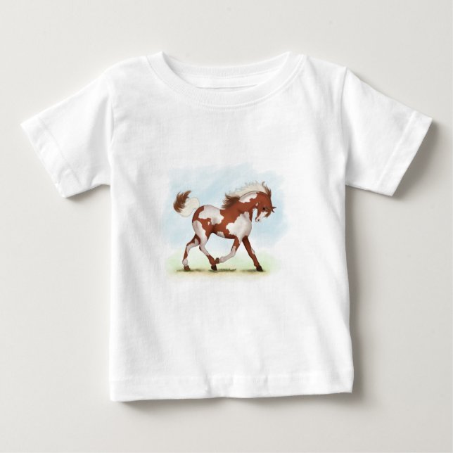 Camiseta Chestnut Overo Skewbald Horse (Frente)
