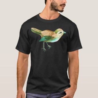 Camiseta Chestnut Songbird Floral Em Sage Green