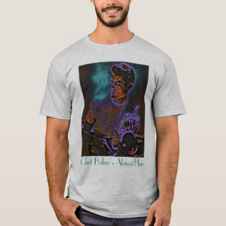 Camiseta Chet Baker, Camiseta Quase Azul