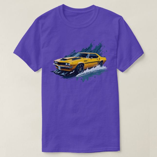 Camiseta Chevrolet Camaro Amarelo (Frente do Design)