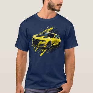 Camiseta Chevrolet Camaro de Quinta Geração Amarela