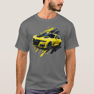 Camiseta Chevrolet Camaro de Quinta Geração Amarela