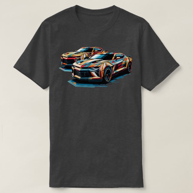 Camiseta Chevrolet Camaro TShirt (Frente do Design)