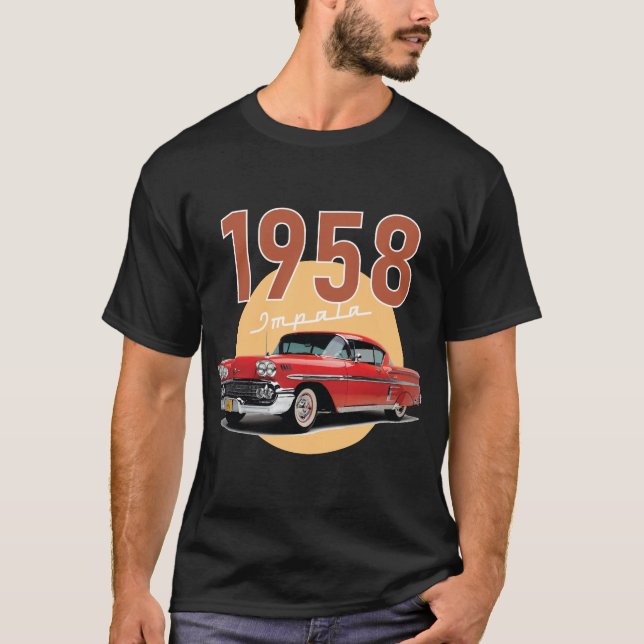 Camiseta Chevrolet Impala, 1958 (Frente)