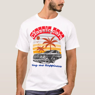 Camiseta Chevrolet Impala, carro clássico mais baixo