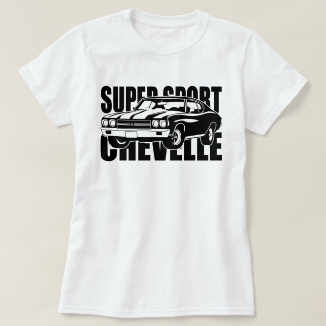 Camiseta Chevrolet Super Sport Chevelle 1970 (Frente do Design)