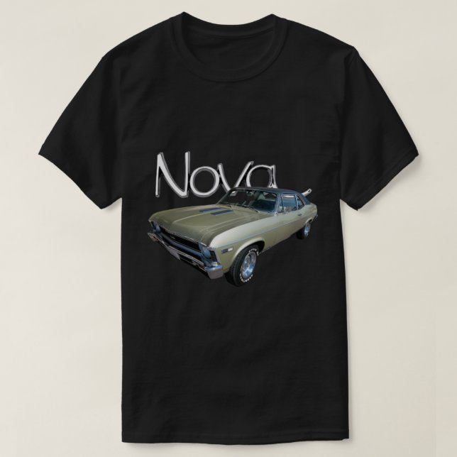 Camiseta Chevy 1968 Chevy Nova (Frente do Design)
