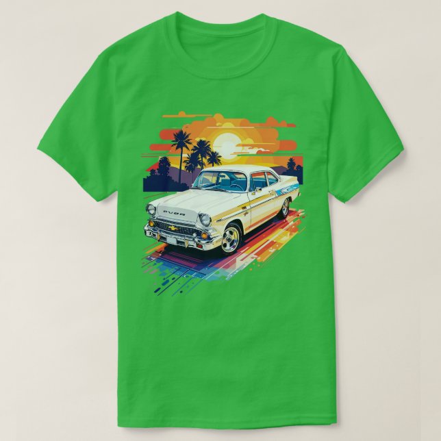 Camiseta Chevy branco clássico (Frente do Design)