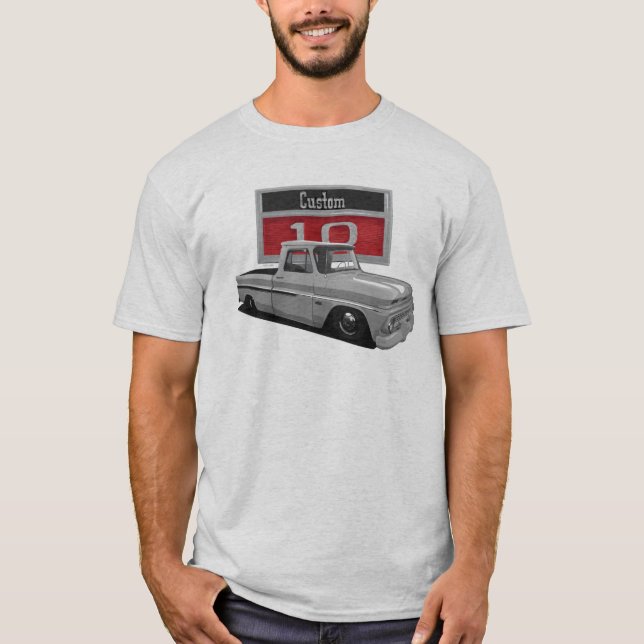 Camiseta Chevy C10 De Caminhão De 1966 (Frente)