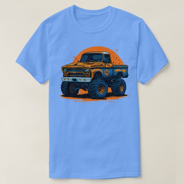 Camiseta Chevy Monster Truck (Frente do Design)