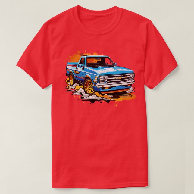 Camiseta Chevy S10 Drag Truck (Frente do Design)