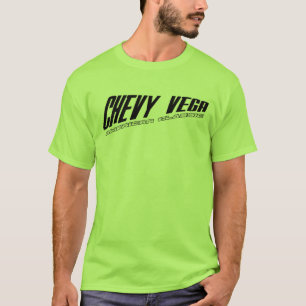 Camiseta Chevy Vega - clássico americano inclinado do
