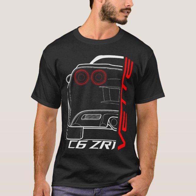 Camiseta Chevy Vette C6 ZR1 (Frente)