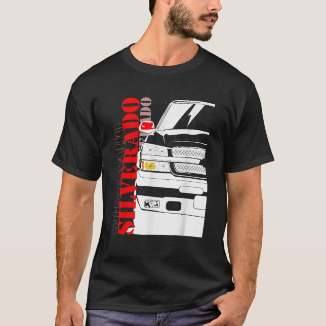 Camiseta Chevys silverado 2500 z71 2020 2023 2004 Car T Shi (Frente)