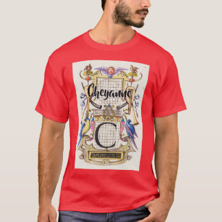 Camiseta Cheyanne Vintage e Crafter de caligrafia moderna G