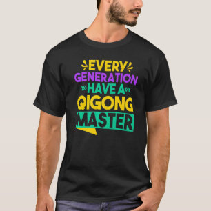 Camiseta Chi Gong Yin Yang Todas As Gerações Têm Um Qigong