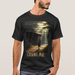 Camiseta Chiang Mai Tailândia, Mochilão e Nômade Digital