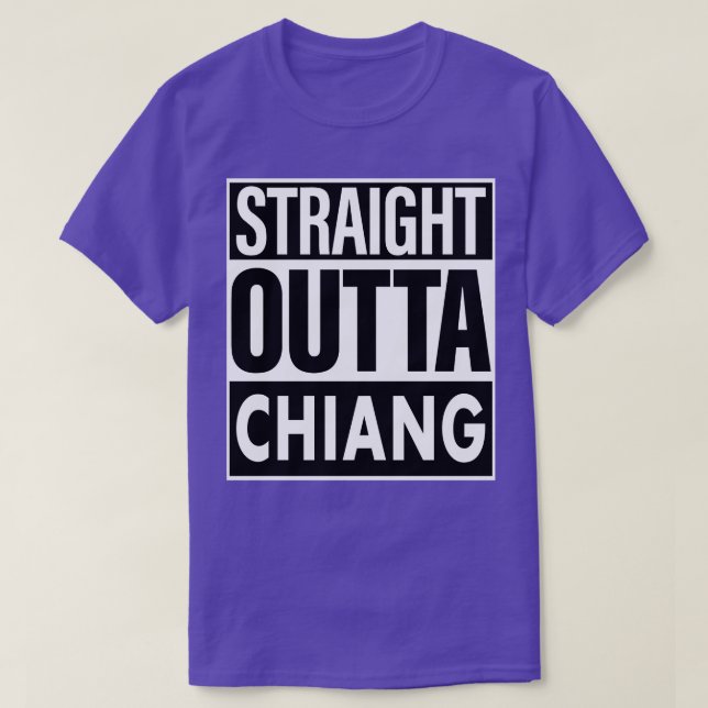 Camiseta Chiang Name Hetero Outta Chiang (Frente do Design)