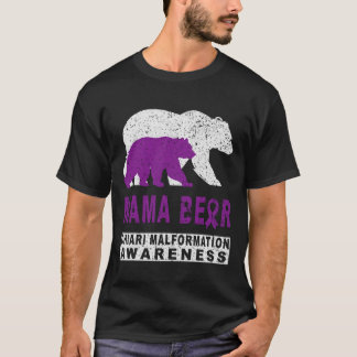 Camiseta Chiari Malformation Awarness Mama Bear Support Mo