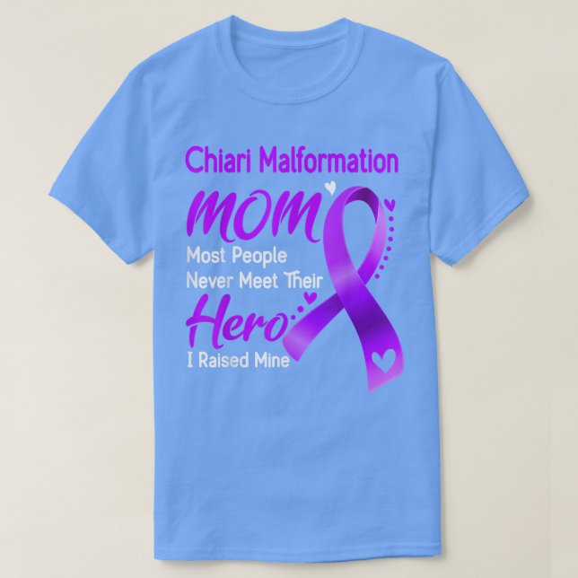 Camiseta Chiari Malformation Mãe Eu Criei O Amor Da Minha F (Frente do Design)