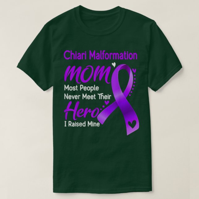 Camiseta Chiari Malformation Mãe Eu Criei O Amor Da Minha F (Frente do Design)