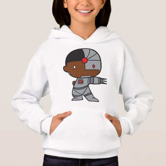 Camiseta Chibi Cyborg, de dois lados (Frente)