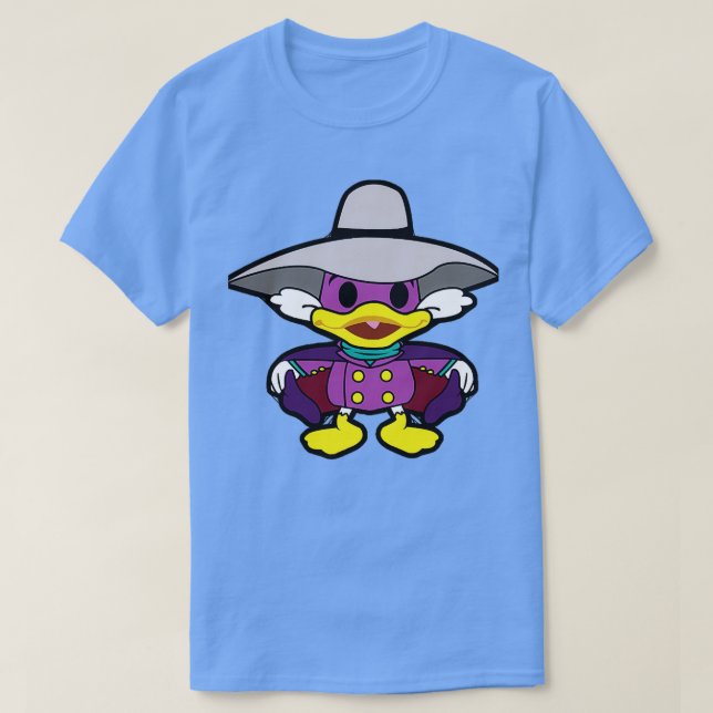 Camiseta Chibi de Pato Escuro (Frente do Design)