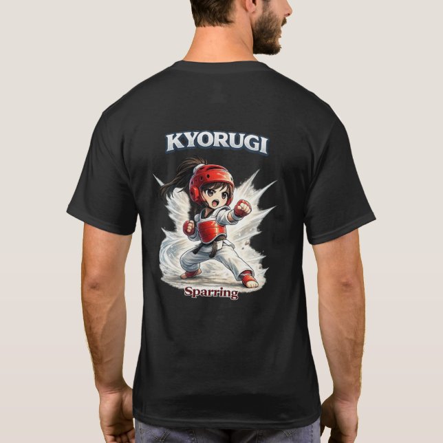 Camiseta Chibi Dojo Kyorugi Sparring   (Verso)