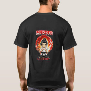 Camiseta Chibi Dojo Makoto Sinceridade