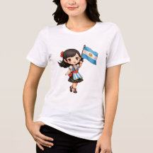 Camiseta chibi Estampado divertido Moda casual Art