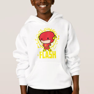 Camiseta Chibi Flash com eletricidade