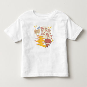 Camiseta Chibi Flash Rápido Demasiado Para Soneca