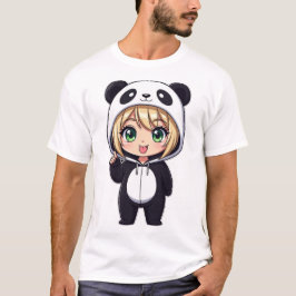 Camiseta Chibi Fofo da Moda