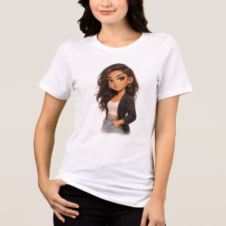 Camiseta Chibi Girl – Energia da Personagem Princi