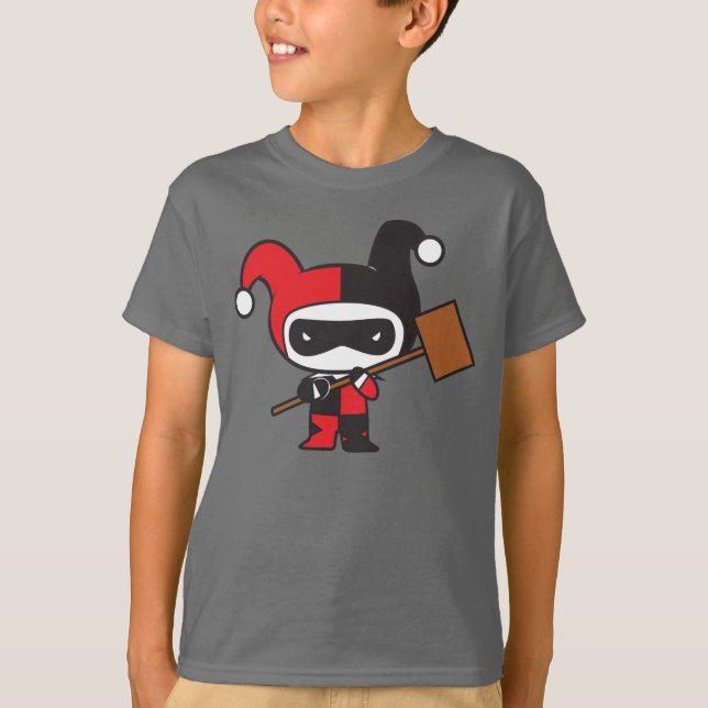 Camiseta Chibi Harley Quinn de Dois Lados (Frente)