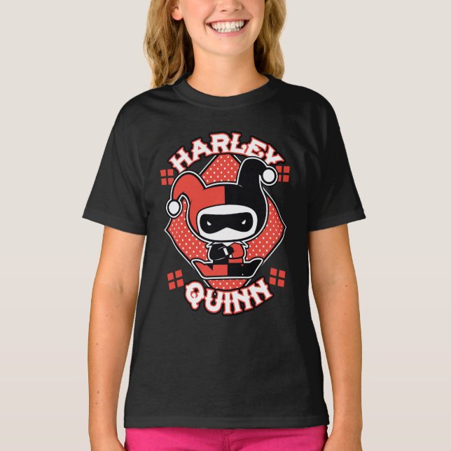 Camiseta Chibi Harley Quinn Splits (Frente)
