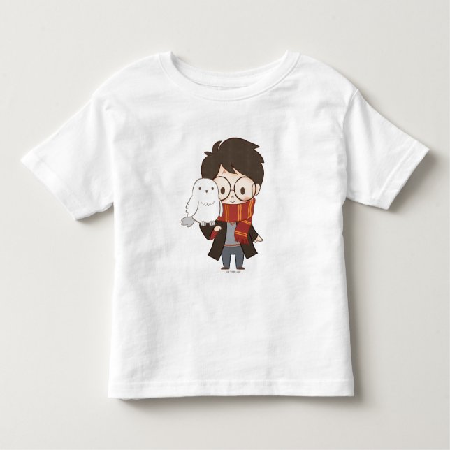 Camiseta Chibi HARRY POTTER™ & Hedwig (Frente)