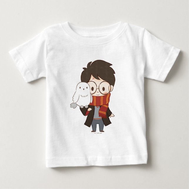 Camiseta Chibi HARRY POTTER™ & Hedwig (Frente)
