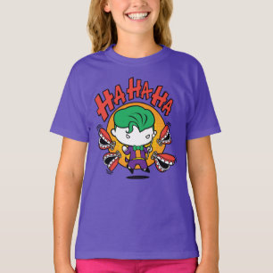 Camiseta Chibi Joker Com Dentes De Brinquedo
