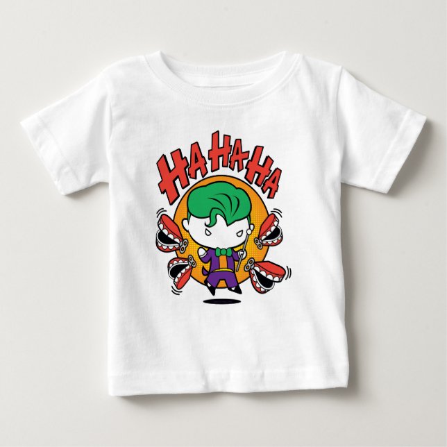Camiseta Chibi Joker Com Dentes De Brinquedo (Frente)