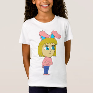 Camiseta chibi menina coelho