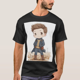 Camiseta Chibi Morador de Cofre Errante | Fofo Retro‑Futuri