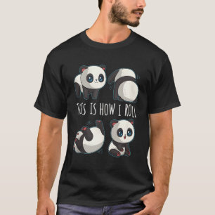Camiseta Chibi Panda Por Pequeno Urso Panda