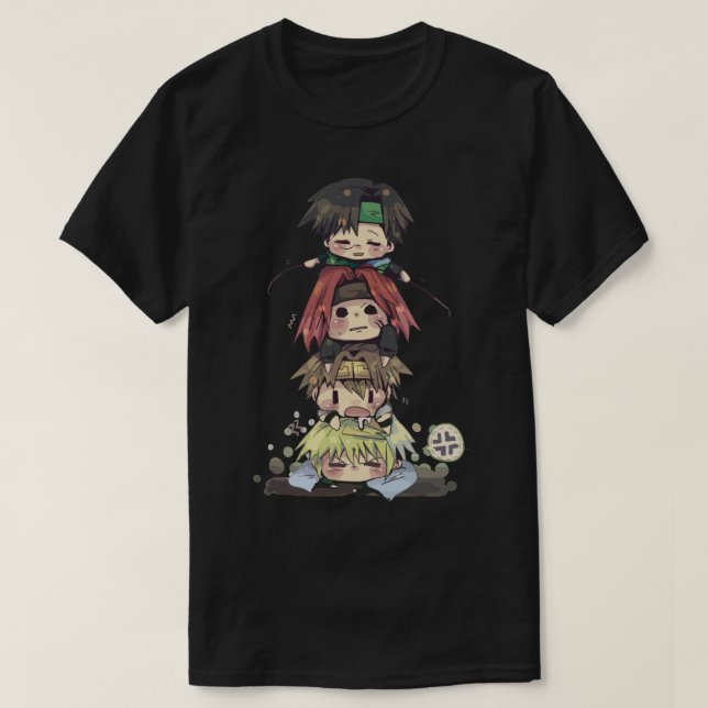 Camiseta Chibi Saiyuki Reload (Frente do Design)