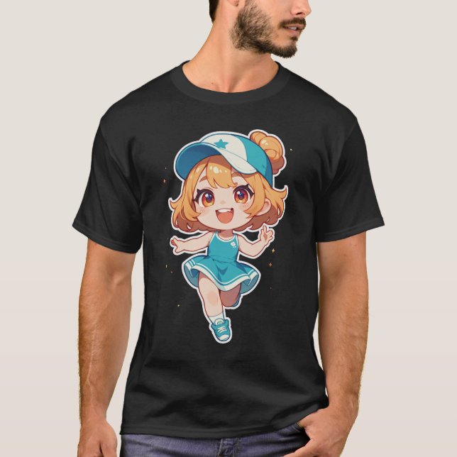Camiseta Chibi Sporty (Frente)