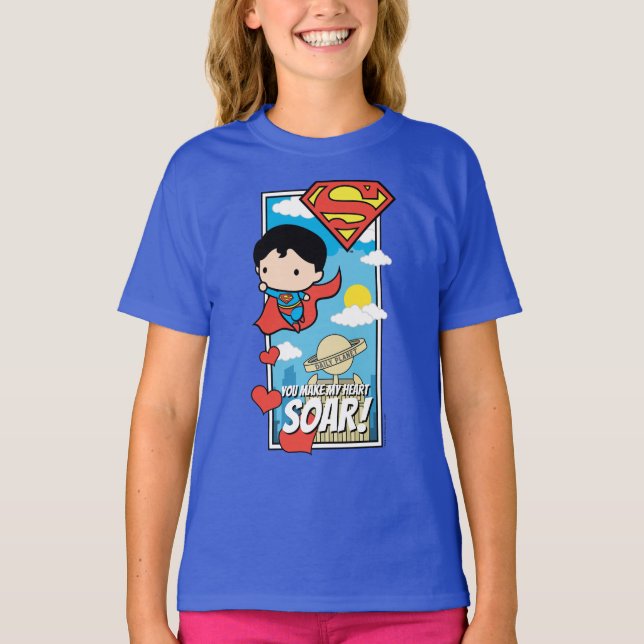 Camiseta Chibi Superman - Você Faz Meu Namorados De Soar Do (Frente)
