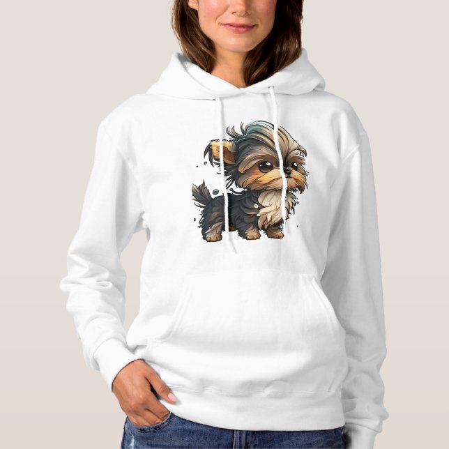 Camiseta Chibi Yorkshire Terrier (Frente)