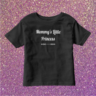 Camiseta Chic Black and White Mamãe Princess Little