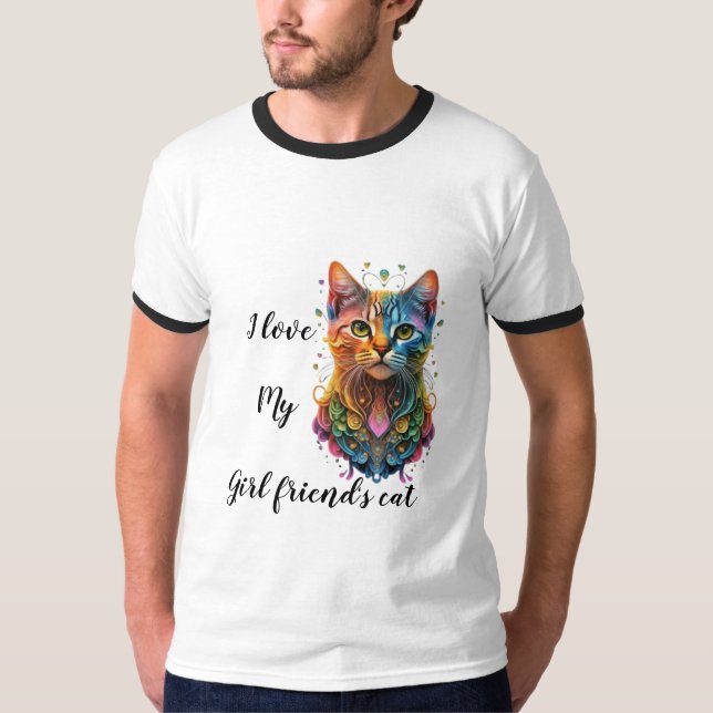 Camiseta "Chic Cat Love Collection" (Frente)