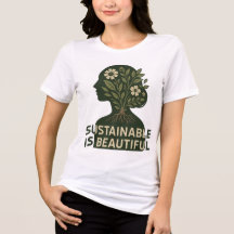 Chic Eco Tee - Sustentável É Belo Amor Com Plantas